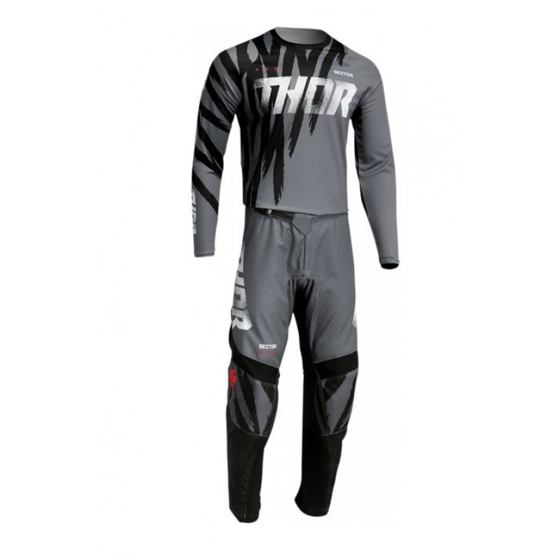 Мотобрюки Thor Sector Tear Grey/Black купити від 0 грн. в Україні